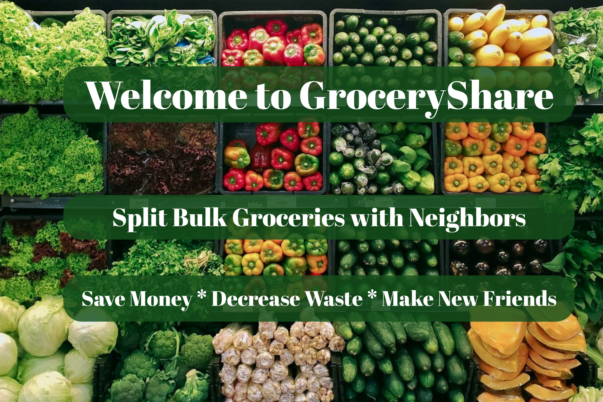 Welcome to GroceryShare — split bulk groceries with neighbors